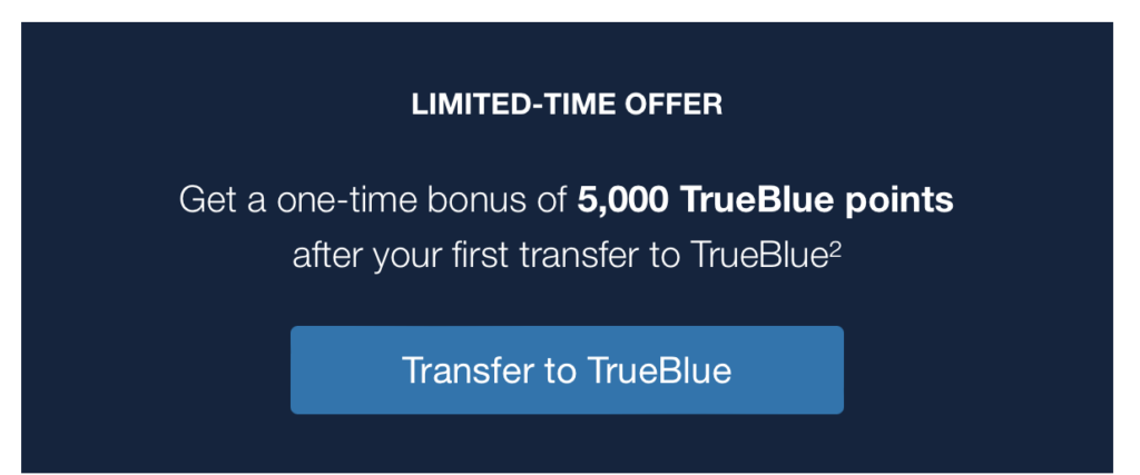 a blue and white card
